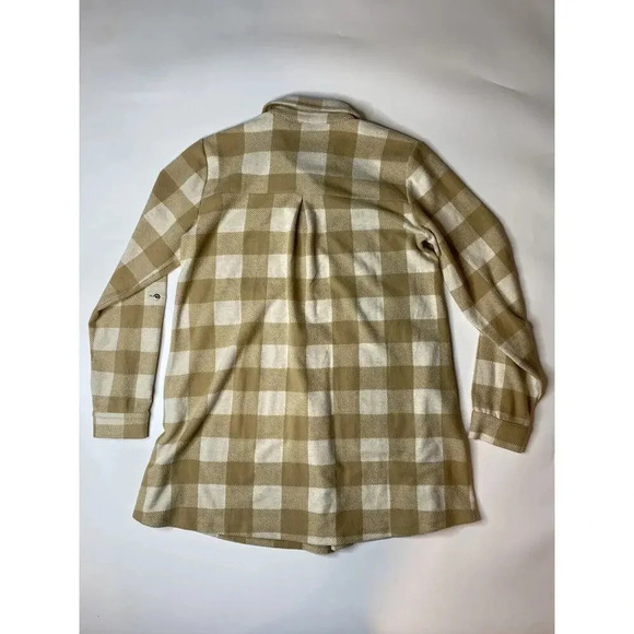 Soft Surroundings Women's Cream Plaid Pullover Sweater Half Button Size XS - Picture 6 of 6